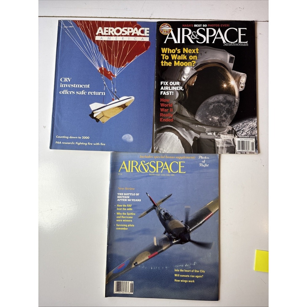 Air & Space Magazine LOT OF 3 (V4)